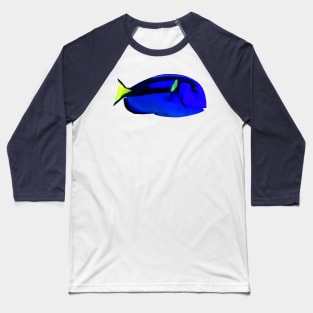 Fish - Blue Tang Baseball T-Shirt